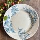 Antique round ironstone dish - Pompadour de Choisy le roi