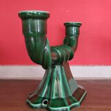 Gien earthenware candle holder