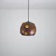 Grand lampadaire brutaliste en cuivre / verre de Peill & Putzler.