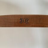 Fauteuil bois et paille ancienne