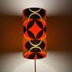 Oblivion lampshade H38 D20 - vintage 70's fabric