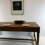 Oak work table, 1850