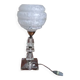Vintage glass table lamp