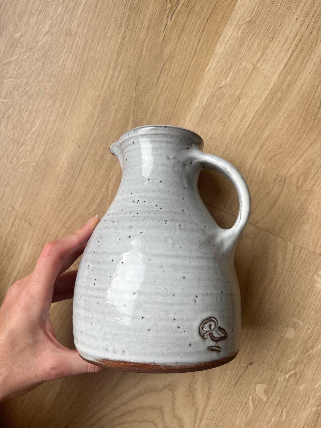 Jeanne and Norbert Pierlot stoneware pitcher