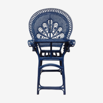 High chair rattan Emmanuelle