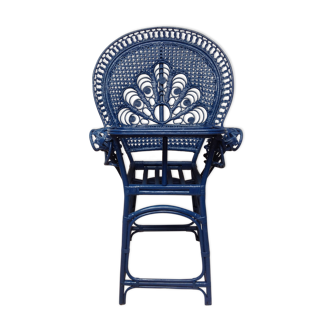 Chaise haute rotin Emmanuelle
