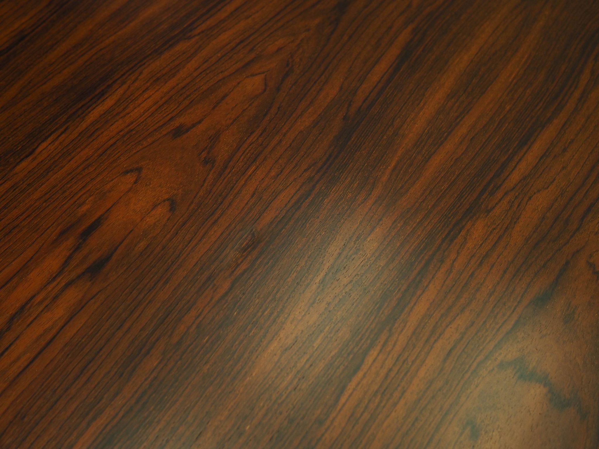 Round rosewood coffee table, Danish design, 1970s, made in Denmark