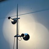 Lampe sur pied minimaliste de l’ère spatiale suisse du milieu du siècle par l'équipe SLZ pour Swisslamps International, années 1960