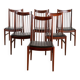 6 chaises en palissandre, Arne Vodder, Sibast furniture, Danemark