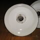 Pair of enameled sheet metal pendants