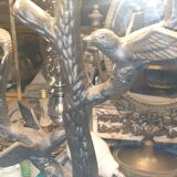 Stained glass lamp floral