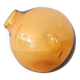 Mouth-Blown Amber Glass Glass - Multiple Orientations - 1990s, Italy