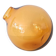 Mouth-Blown Amber Glass Glass - Multiple Orientations - 1990s, Italy