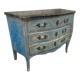 Ancienne commode bleu