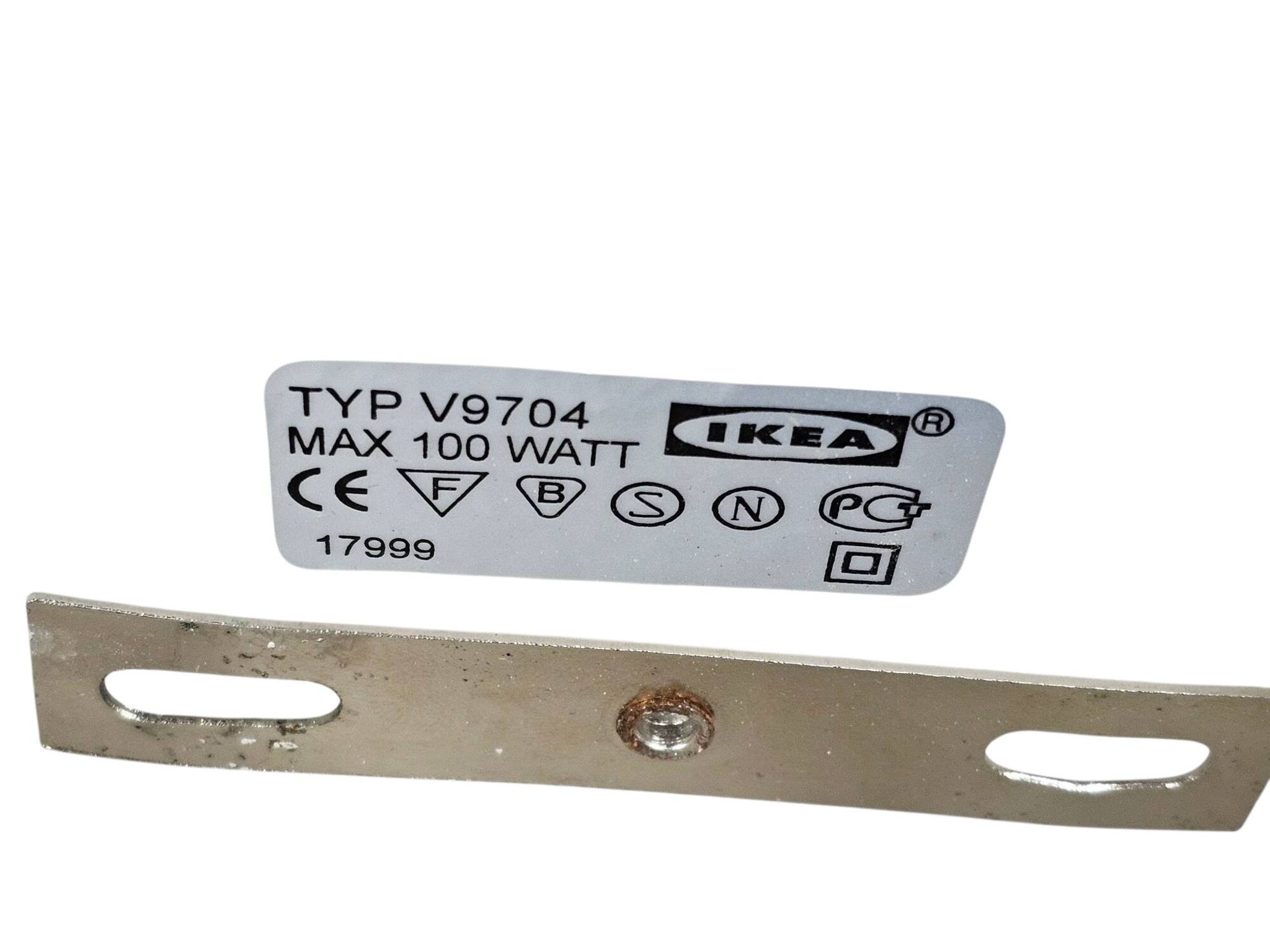2 appliques en céramique par Ikea modèle V9704, années 90