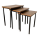 Tables gigogne teck moderniste années 50