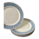 set of 5 geometric Limoges porcelain plates