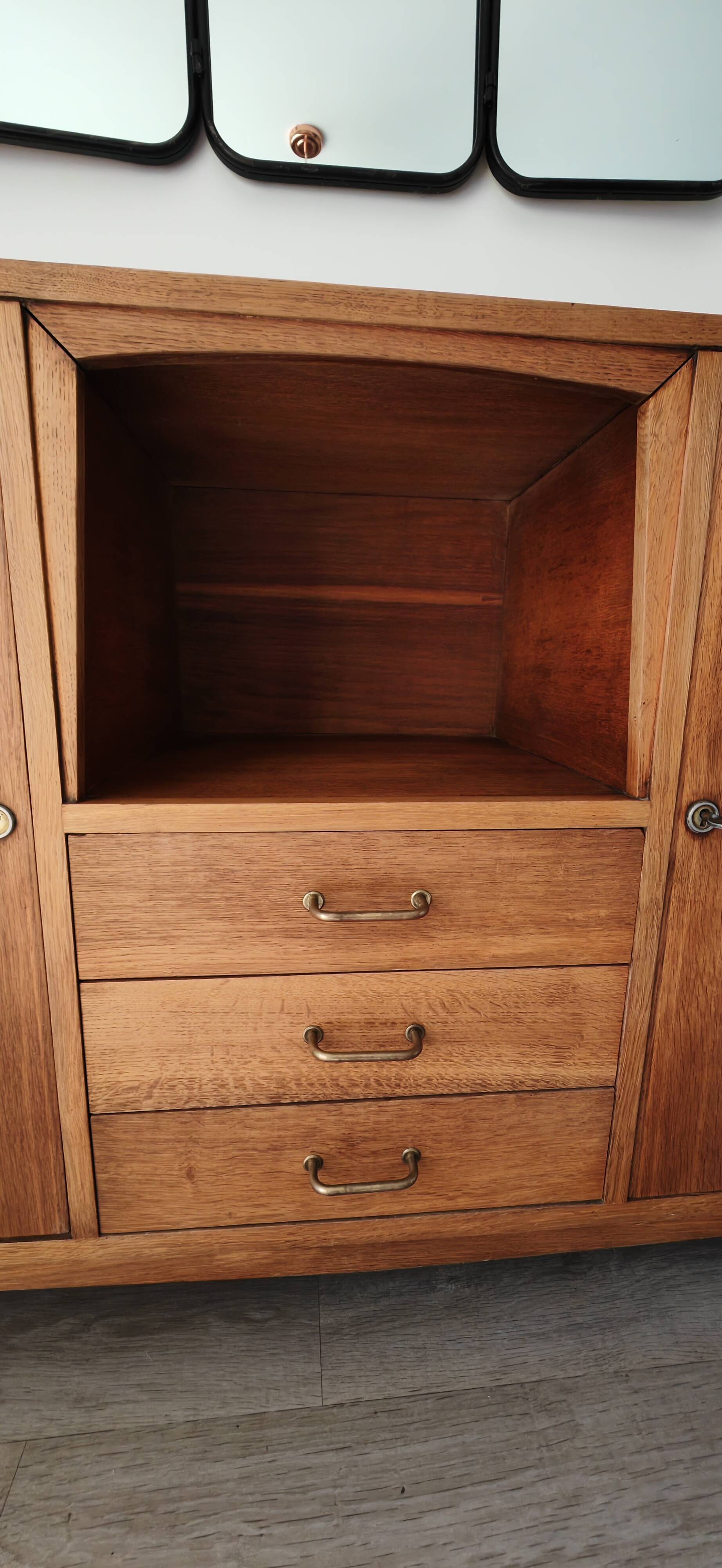 Vintage oak sideboard