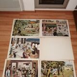 Set of educational posters
