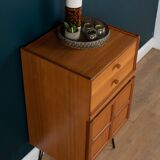 Retro teak 1960s Nathan squares lamp table sideboard