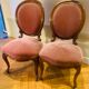 Pair of Napoleon III medallion chairs