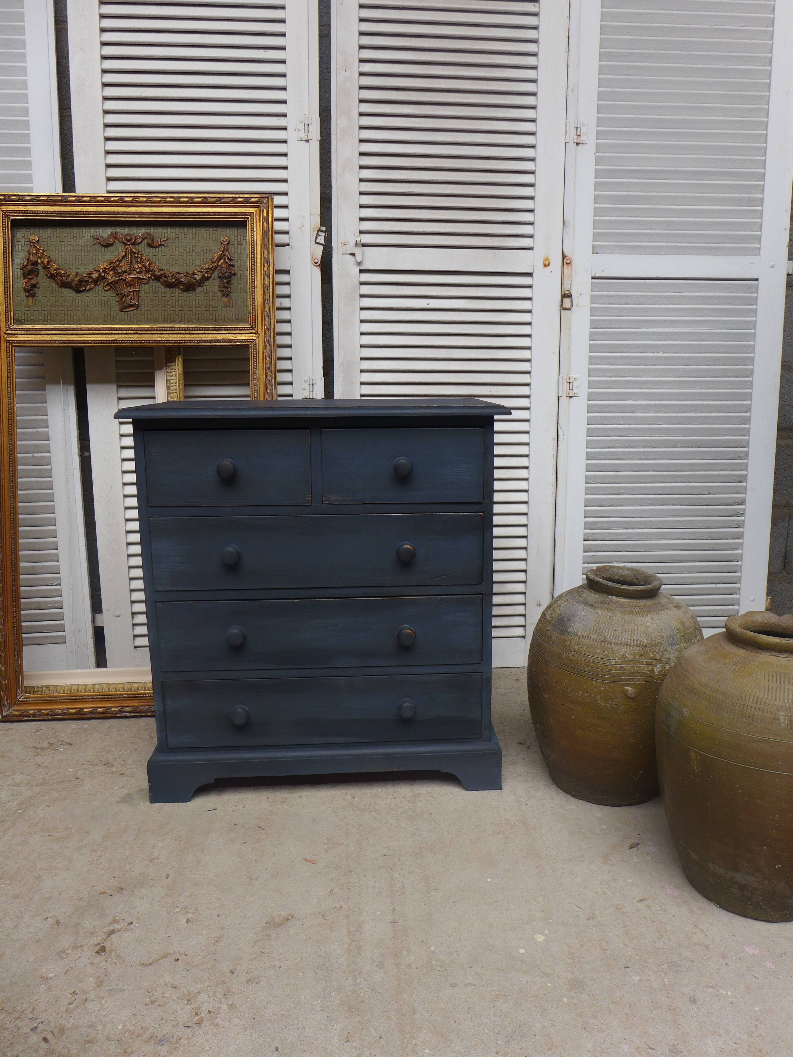 Night blue dresser