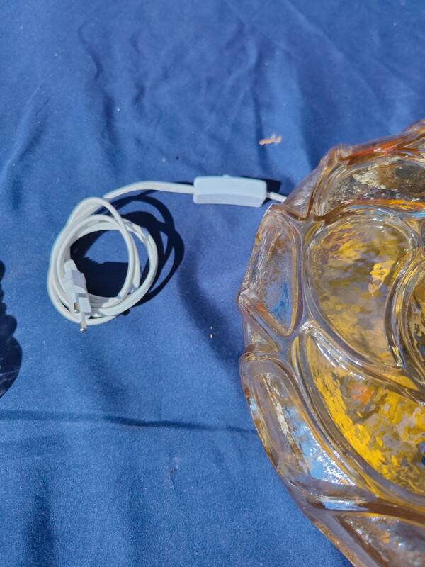 Hillebrand amber lamp 30cm