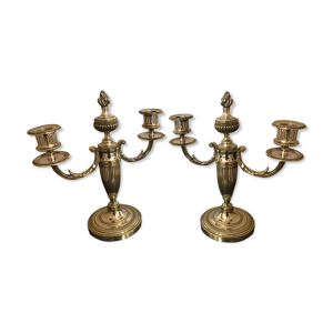 Paire de chandelier en
