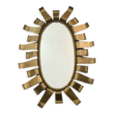 Vintage gilded metal mirror