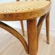 Vintage Cane Seat Dining Chair: 1970s Yugoslavia, Boho Interior