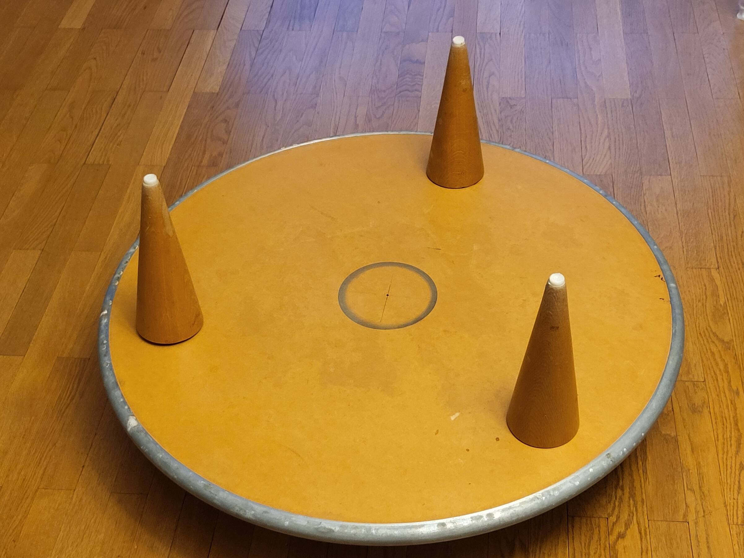 Sir Terence Conran coffee table for Conran shop Paris zinc top 1997