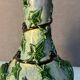 Majolica Palissy vase, dating from the Victorian era circa 1890