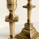 Pair of Vintage INDIA Solid Brass CANDLE HOLDERS