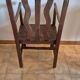Rustic Antique Armchair in Walnut – Popular Art (Late 19th Century)