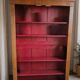 Antique solid wood library refurbished