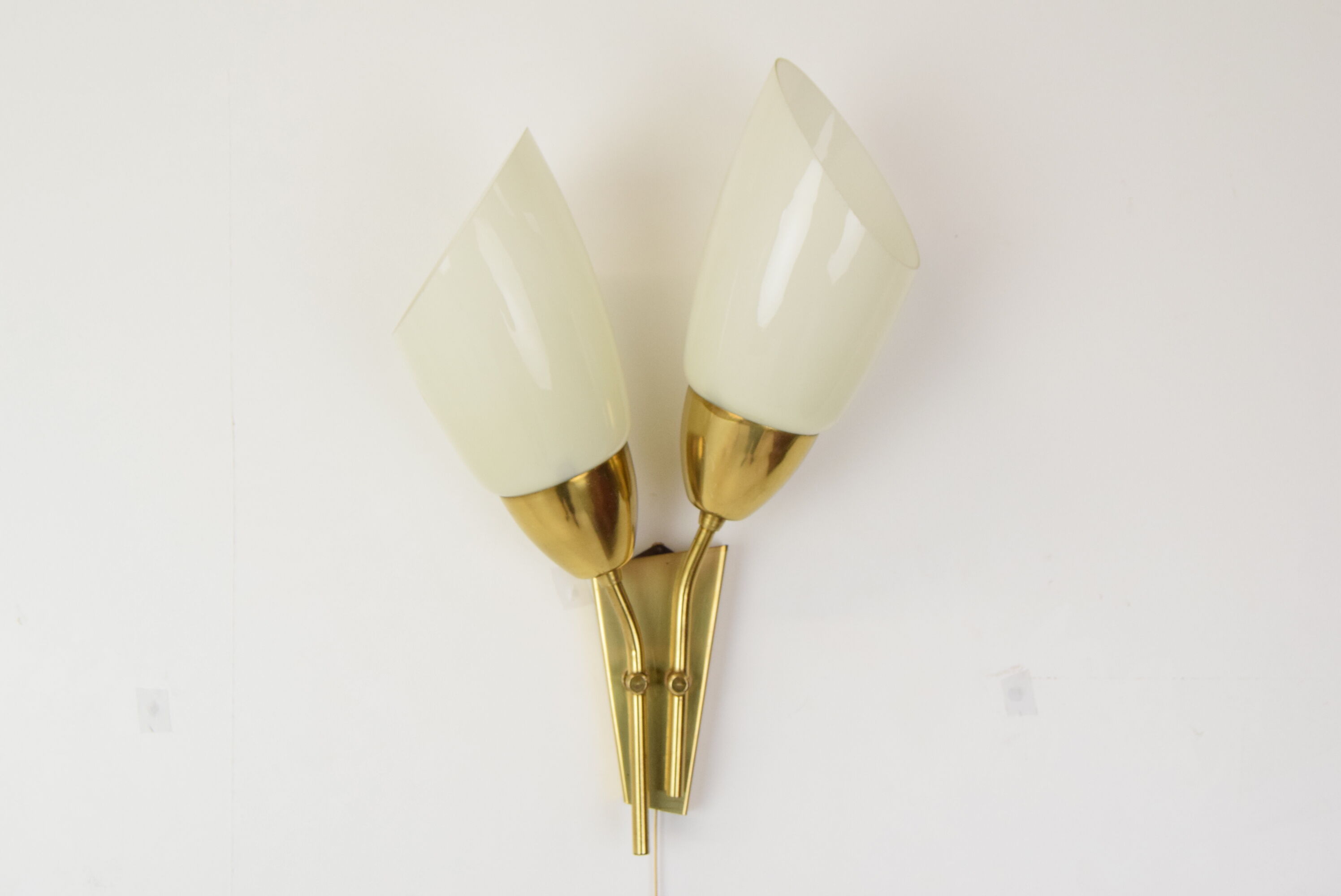 Mid-century Brass Wall Lamp/Kamenicky Senov,1970'