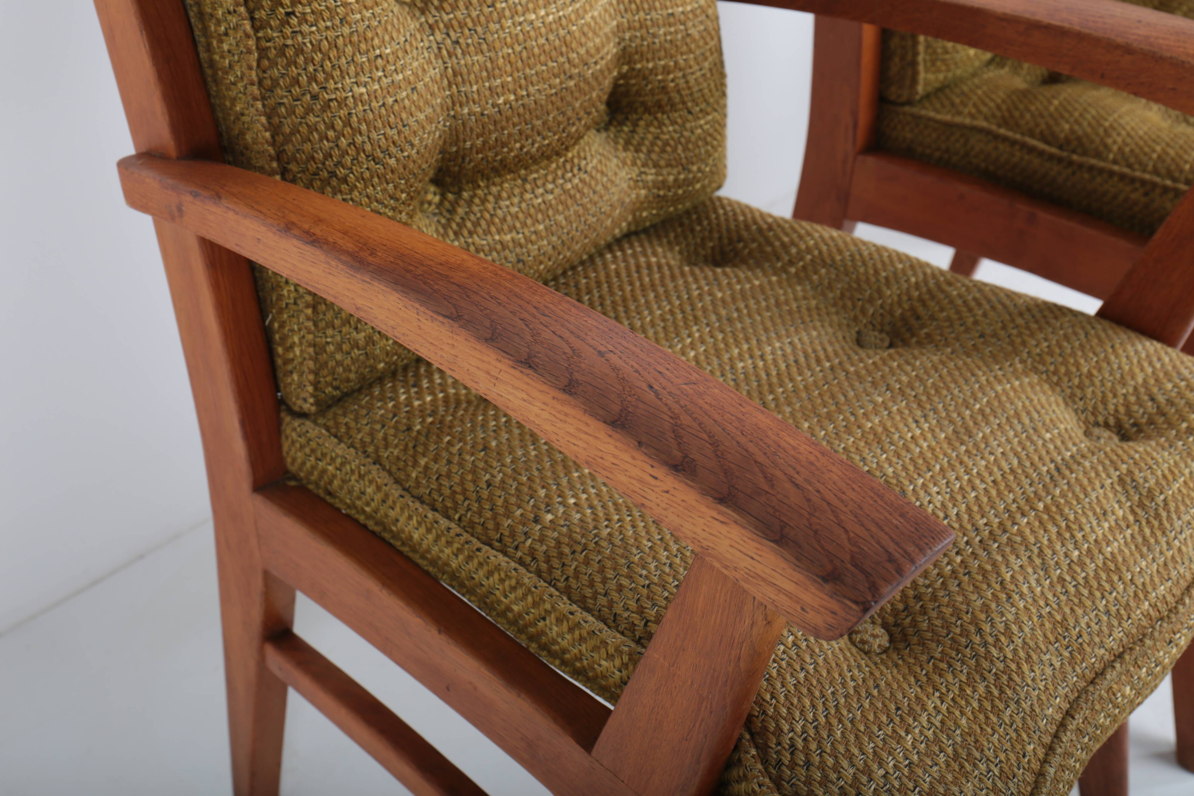 Set of 4 vintage Free-Span FS-116 armchairs, 50s