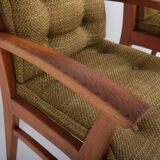 Set of 4 vintage Free-Span FS-116 armchairs, 50s
