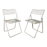 Pair of folding chairs 1970