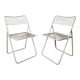 Paire de chaises pliantes 1970