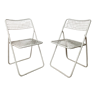 Paire de chaises pliantes 1970