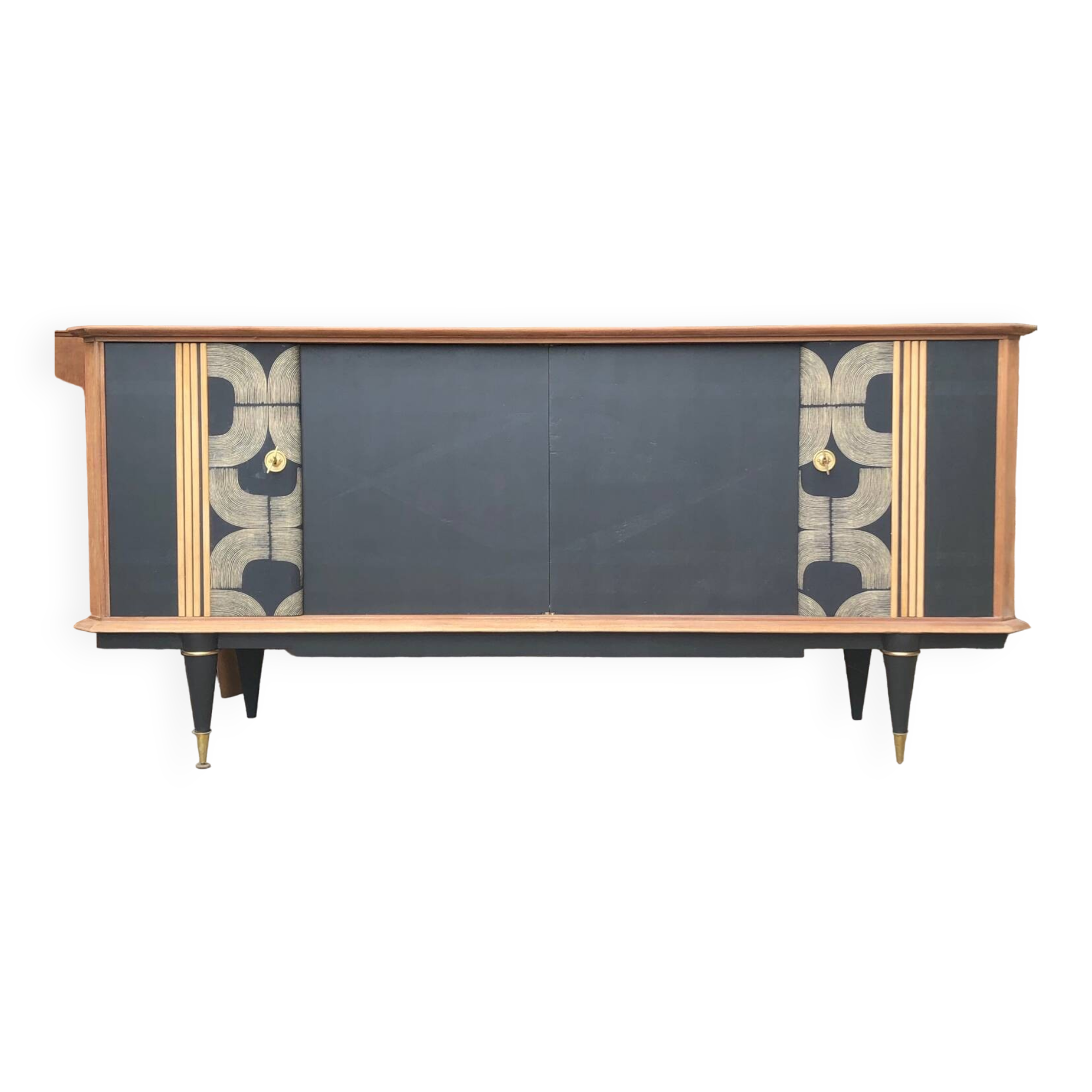 Black vintage sideboard