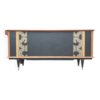 Black vintage sideboard