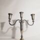Silver-plated chandelier