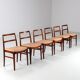 Arne Vodder model 430 dining chairs rosewood Sibast Mobler Denmark 1960
