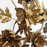 Pair of brass appliques. France, 1960s.