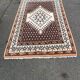 Tunisian Kairouan rug in knotted, handwoven wool, 153x255