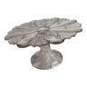 Transparent pedestal dish