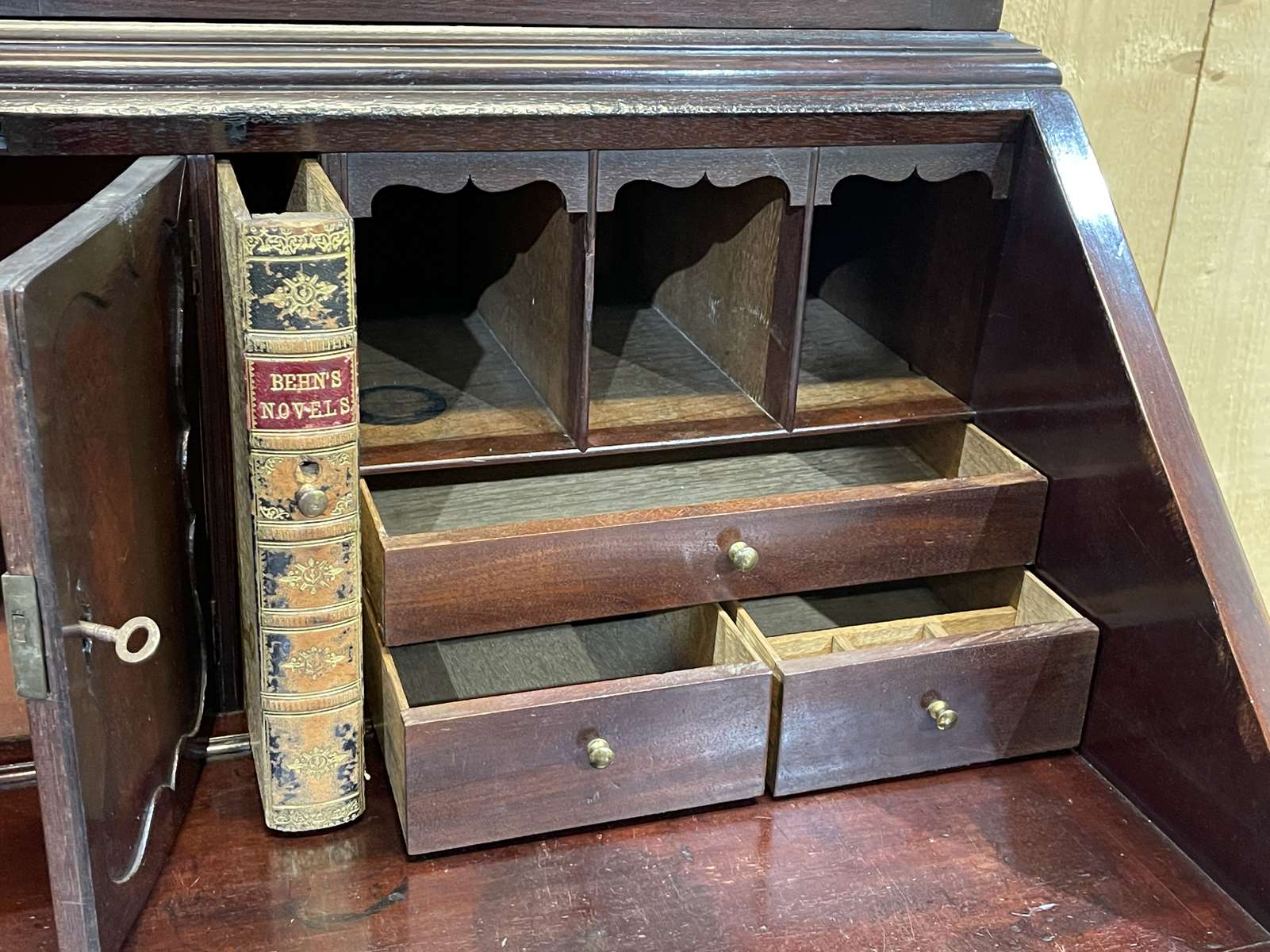 English mahogany scriban nineteenth