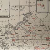Old map of thermal, maritime, mineral and altitude resorts – 1950